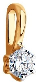 Подвеска Diamant 51-130-01002-1 вес 0.51 г золото, фианит купить,51999
