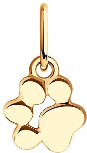 Подвеска Diamant 51-130-01154-1 вес 0.48 г золото, без вставок купить,NaN