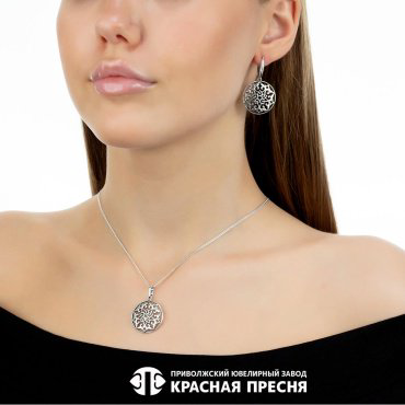 Подвеска Красная пресня 53014474 вес 3.2 г серебро, без вставок купить,14544