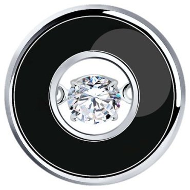 Подвеска Diamant 94-130-01855-1 вес 1.47 г серебро, фианит купить,7880