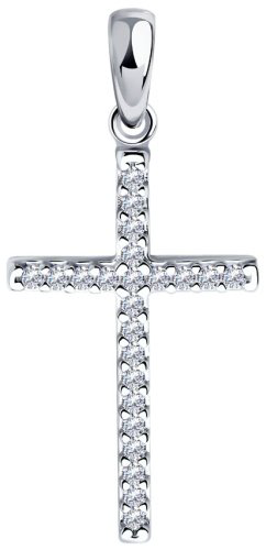 Подвеска SOKOLOV 94032871 вес 1.22 г серебро, фианит купить,9990