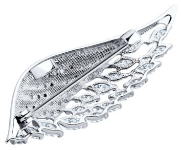 Брошь SOKOLOV 94040330 вес 4.36 г серебро, фианит купить,31806
