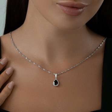 Подвеска SOKOLOV 92030323 вес 1.18 г серебро, гранат, фианит купить,NaN