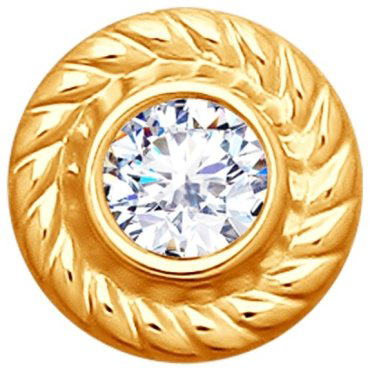 Подвеска SOKOLOV 93030352-sk8 вес 0.84 г серебро, фианит купить,7229