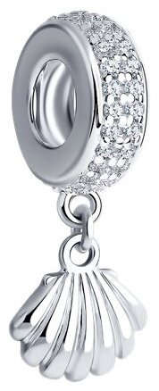 Подвеска SOKOLOV 94033069 вес 2.2 г серебро, фианит купить,7201