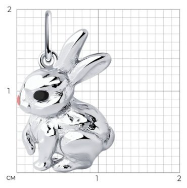 Подвеска SOKOLOV 94033048 вес 1.15 г серебро, эмаль купить,10500