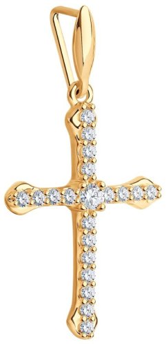 Подвеска SOKOLOV 93030281 вес 1.31 г серебро, фианит купить,10500