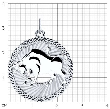 Подвеска SOKOLOV 94030871 вес 2.09 г серебро, без вставок купить,10389