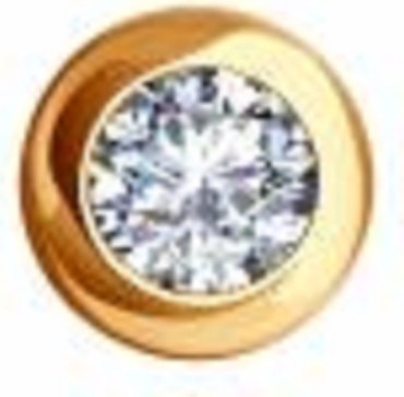 Подвеска Diamant 51-130-02125-1 вес 0.72 г золото, фианит купить,65361