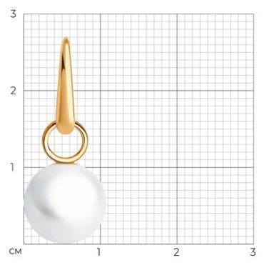 Подвеска Diamant 93-330-02679-1 вес 1.38 г серебро, культивированный жемчуг купить,10871