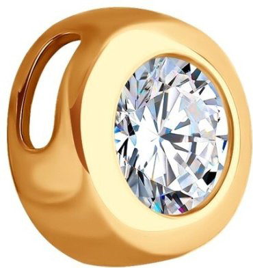 Подвеска Diamant 51-130-02125-1 вес 0.72 г золото, фианит купить,65361