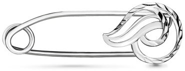 Булавка AQUAMARINE 72582.5 вес 1 г серебро, без вставок купить,11774