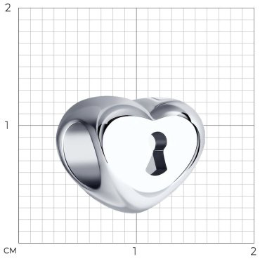 Подвеска SOKOLOV 94031559 вес 2.68 г серебро, без вставок купить,13338