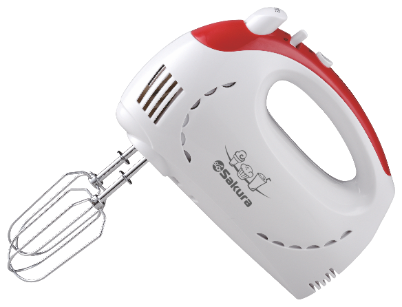 Миксер Sakura SA-6319R бело-красный купить,NaN