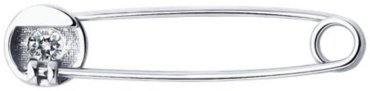 Булавка Diamant 94-140-02696-1 вес 0.9 г серебро, фианит купить,NaN