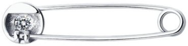 Булавка Diamant 94-140-02696-1 вес 0.9 г серебро, фианит купить,NaN