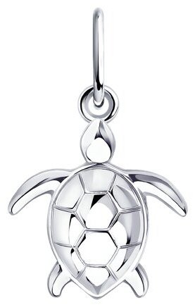 Подвеска Diamant 94-130-01081-1_skazka_1 вес 0.6 г серебро, без вставок купить,NaN