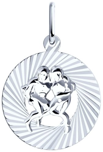 Подвеска SOKOLOV 94030884 вес 0.8 г серебро, без вставок купить,5483