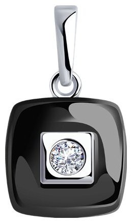 Подвеска Diamant 94-130-01278-1 вес 2.06 г серебро, керамика купить,7369