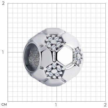 Подвеска SOKOLOV 94032960_3.31 вес 3.31 г серебро, фианит купить,13499