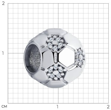 Подвеска SOKOLOV 94032960_3.31 вес 3.31 г серебро, фианит купить,13499