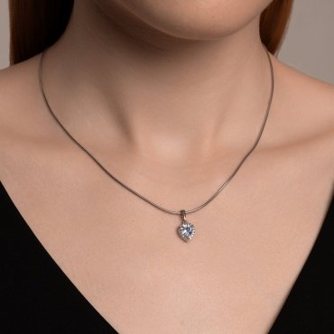 Подвеска SOKOLOV 92030786 вес 1.07 г серебро, топаз, фианит купить,NaN
