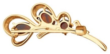 Брошь Diamant 93-340-00447-1 вес 2.56 г серебро, янтарь купить,20499