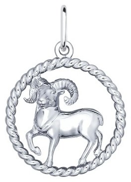 Подвеска SOKOLOV 94031853 вес 1.5 г серебро, фианит купить,6858