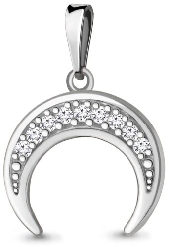 Подвеска AQUAMARINE 24499А вес 1.18 г серебро, фианит купить,11774