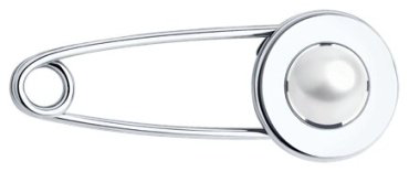 Булавка Diamant 94-340-02633-1 вес 1.24 г серебро, жемчуг купить,9789
