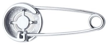 Булавка Diamant 94-340-02633-1 вес 1.24 г серебро, жемчуг купить,9789