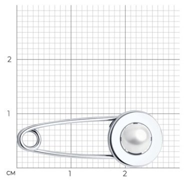 Булавка Diamant 94-340-02633-1 вес 1.24 г серебро, жемчуг купить,9789