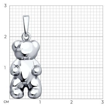 Подвеска SOKOLOV 94033258_s вес 1.29 г серебро, без вставок купить,9388