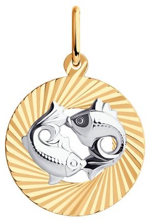 Подвеска SOKOLOV 031376 вес 0.94 г золото, без вставок купить,101574