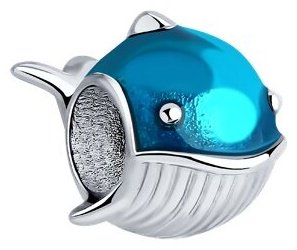 Подвеска SOKOLOV 94033033 вес 2.8 г серебро, эмаль купить,10843