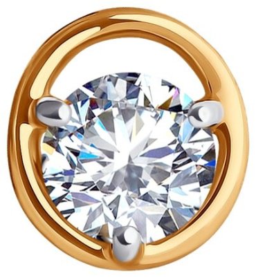 Подвеска Diamant 51-130-02032-1 вес 0.46 г золото, фианит купить,49136