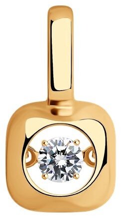 Подвеска Diamant 93-130-01732-1 вес 1.3 г серебро, фианит купить,9561