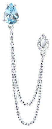 Брошь Diamant 94-340-02688-1 вес 2.72 г серебро, топаз купить,NaN