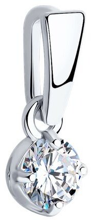 Подвеска SOKOLOV 94032829 вес 0.37 г серебро, фианит купить,0