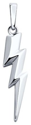 Подвеска SOKOLOV 94033259_s вес 1.12 г серебро, без вставок купить,9234