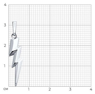 Подвеска SOKOLOV 94033259_s вес 1.12 г серебро, без вставок купить,9234