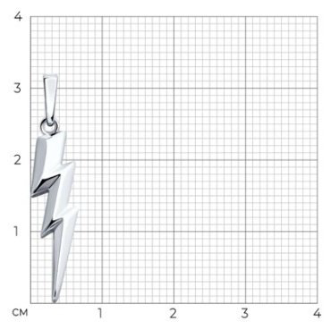 Подвеска SOKOLOV 94033259_s вес 1.12 г серебро, без вставок купить,9234