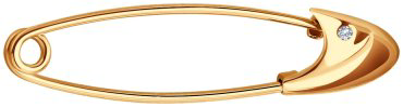 Булавка Diamant 51-140-01686-1 вес 0.78 г золото, фианит купить,67466