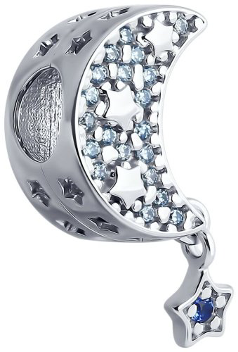 Подвеска SOKOLOV 94033058 вес 1.92 г серебро, фианит купить,9466