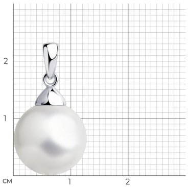 Подвеска Diamant 94-130-01181-1 вес 2.77 г серебро, жемчуг купить,10135