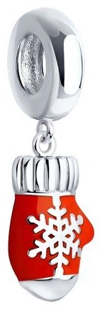 Подвеска SOKOLOV 94033054 вес 3.89 г серебро, эмаль купить,12732