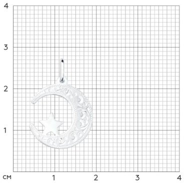 Подвеска SOKOLOV 94031407 вес 0.72 г серебро, без вставок купить,8099