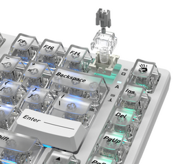 Клавиатура A4Tech Bloody MS76 MS Magnetic Switch Crystal White
