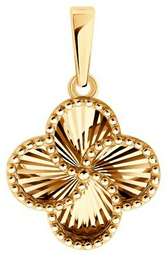 Подвеска Diamant 51-130-02970-1 вес 1.31 г золото, без вставок