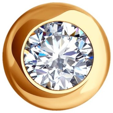 Подвеска Diamant 51-130-02125-1 вес 0.73 г золото, фианит купить,81259
